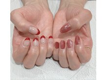 ネイルアンドブライダルエステ ベルム(Belm)/赤ネイル