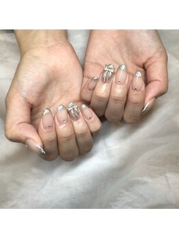 ラメフレンチ♪