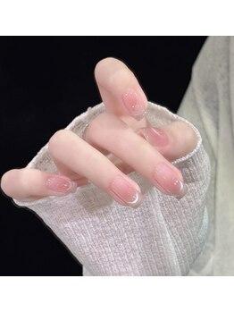 ピュアアンドリッチネイルサロン(Pure&Rich Nail Salon)/チークマグネットネイル