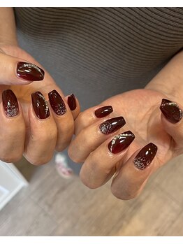 ボルドーカラー