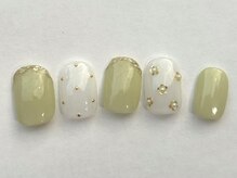 アイネイルズ 恵比寿店(I nails)/春イエローグリーン10180円