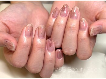 エムアンドディビューティサロン 銀座店(M&D)/【定額ニュアンスネイル】