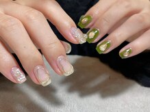 アイネイルズ 渋谷店(I nails)/ちぐはぐクリアニュアンス