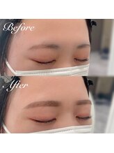 アイブロウドット 岐阜店(iBROW.)/美眉スタイリングbefore→after