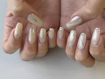 プチナノ(petitnano)/【miyu】ニュアンスネイル