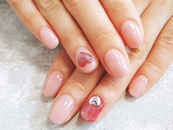 ラバーズネイル(Lover's Nail)の写真/《初回ジェルネイルケア込み￥3900～ワンカラー/カラー・ラメグラデーシン》Lover's Nailで叶う理想の指先*