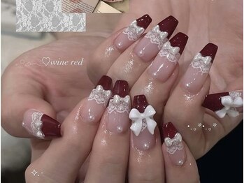 ヒカリ ハナ ネイル(HIKARI HANA NAIL)/アートやパーツつけ放題