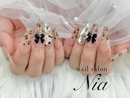 ヒョウ柄ネイル