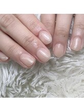 アートネイル ギャラリー(Art nail Gallery)/ちゅるん上品ヌーディーネイル