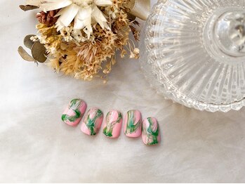 春色タイダイネイル