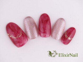 エリクサーネイル 五反田(Elixir Nail)/定額a シンプル/クーポン使用