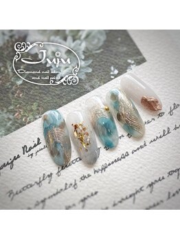 インク滲みニュアンス