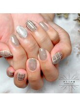 ニーナ(niina)/大人チェックネイル