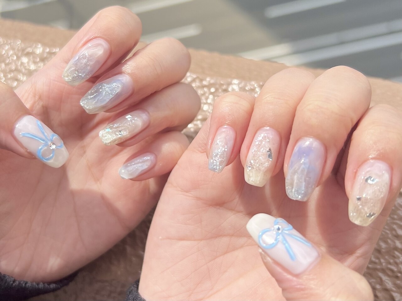 2025年-2026年冬トレンド】シアーホワイトのネイルデザイン集｜人気順