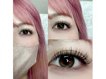 まつ毛エクステ専門店 ラッシュ 呉駅前店(LASH)の写真/《モチ抜群★バインドロック》2種のエクステで自まつ毛を挟み装着する高技術!最長2ヵ月に1回の来店でＯＫ♪