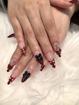 ジューシーネイルオオハシテン 大橋店(Juicynail)/チェックネイル