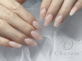 チャロム(Charom)の写真/仕事帰りでも通いやすい◎オフィス美爪ネイル&定額ベーシックアートで指先が輝く★design続々追加予定♪
