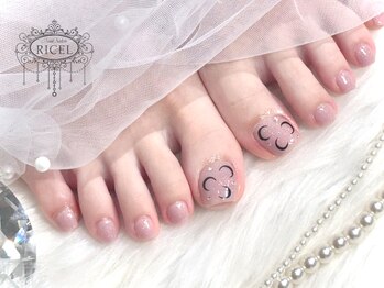 リシェル(Ricel)の写真/≪華やかなフットネイルで気分もUP♪≫埋め尽くし等トレンド豊富◎【新宿/韓国ネイル/ワンホンネイル/Y2K】