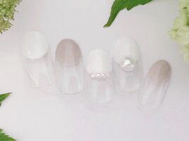 ジェルネイルDRYケア込￥9460