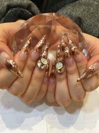 ブラウンandゴールド