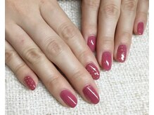 アイラッシュネイルサロン セシルビー(SECILB)/クリアピンクネイル 75分コース