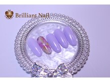 ブリリアント/Newワンポイントネイル♪