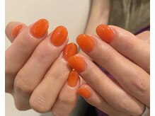 サトリネイルルーム 京橋店(Satoril nail room)/ちゅるんオレンジ〇/