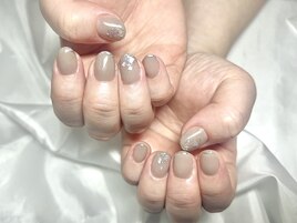 シンプル持込 ニュアンスネイル