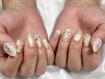 トラストネイル 佐野店(TRUST Nail)/雪の結晶ネイル