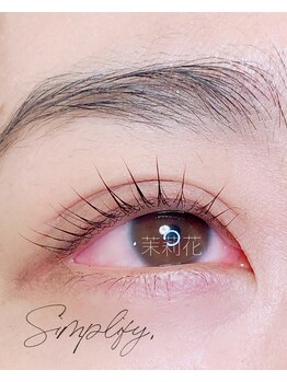 茉莉花/根元から立ち上げストレート