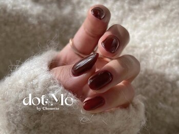 ボルドーワンカラーネイル