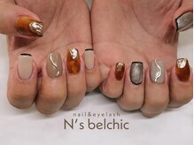 エヌズ ベルシック(N's belchic)/ニュアンスネイル女の子