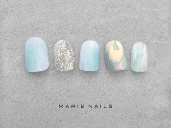 マリーネイルズ 大阪梅田店(MARIE NAILS)/新規7000円0705fステンドグラス