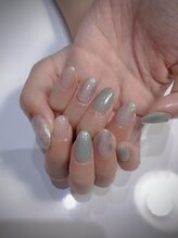 クリスタルネイルサロン(Crystal Nail)/ニュアンス水彩ネイル