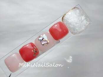 ミキネイルサロン(MiKi Nail Salon)/フット定額デザイン