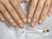 エマネイル プラスキハクヤ 枚方店(EmaNail+KIHAKUYA)/フレンチネイル