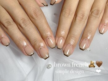 エマネイル プラスキハクヤ 枚方店(EmaNail+KIHAKUYA)/フレンチネイル