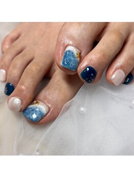 リーナネイル(RE:N.NAIL)/水面ネイル