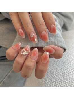 ネイルサロンアンドスクール リプレンダ(REPLENDA)/チークネイル