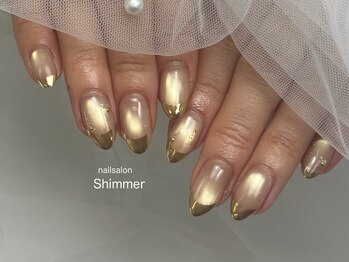 シマー(Shimmer)/ミルクマグネットミラーフレンチ