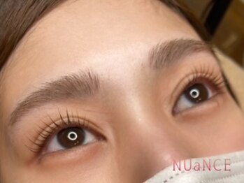 ニュアンス(nuance)の写真/丁寧な施術で抜群のキープ力！モチの良さ・仕上がりの美しさに自信あり♪なりたい目元に合わせて提案☆