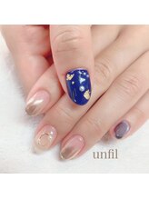 アンフィルルーム(unfil room)/定額5500円ミラーネイル