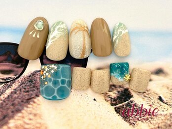 アビー 目白店(abbie)/波打ち際ネイル◇¥14300/¥12738
