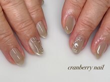 クランベリーネイル 代官山 恵比寿(cranberry nail)/マグネット&ニュアンスアート