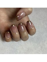 コエル(COEL)/グラデーション×ミラーフレンチ