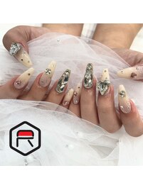 埋め尽くしネイル