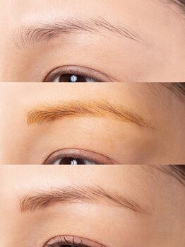 サロン ド ルミエ(salon. de. lumie)の写真/熊本希少ハーブタンニング導入店♪無添加ハーブで皮膚を染める新技術◎周りと差が付く圧倒的キレイな眉に☆