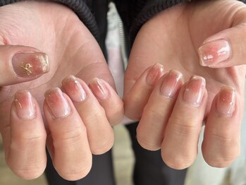 ミライ トータルビューティーサロン(mirai)/はやりのチークネイル♪