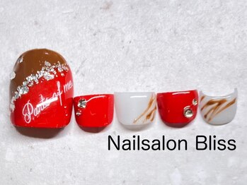 ネイルサロンブリス(nail salon Bliss)/定額FOOTシンプルアート￥5720