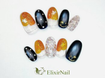 エリクサーネイル 新宿3丁目(Elixir Nail)/定額b カジュアル/クーポン使用